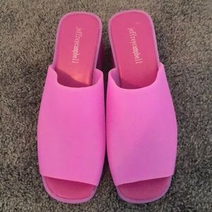 Jeffery Campbell slip on sandals